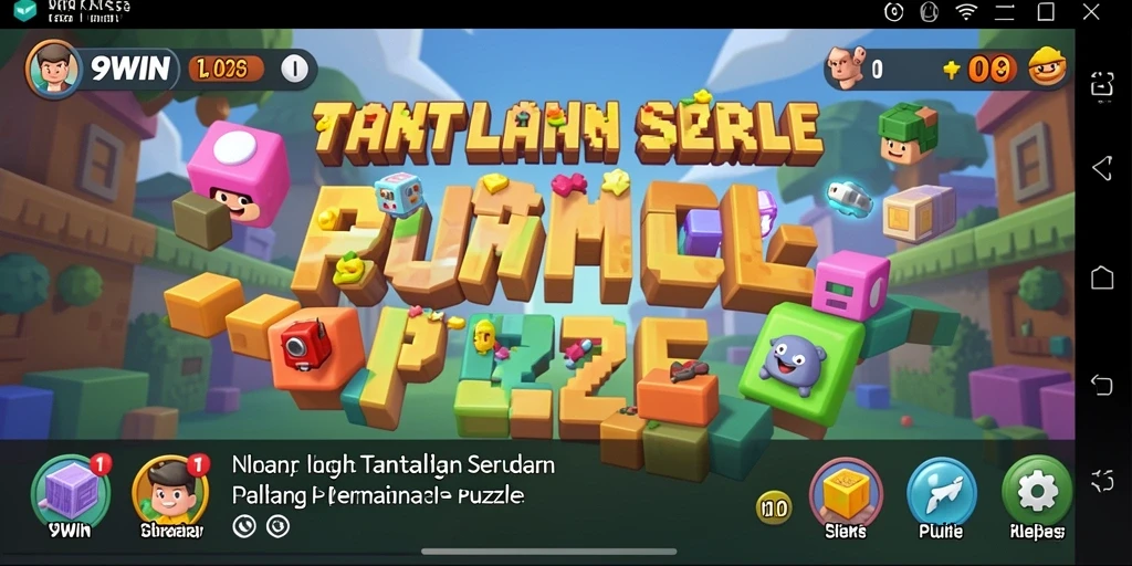 Screenshot gameplay 9WIN yang menampilkan teka-teki seru dan interaksi yang menarik.