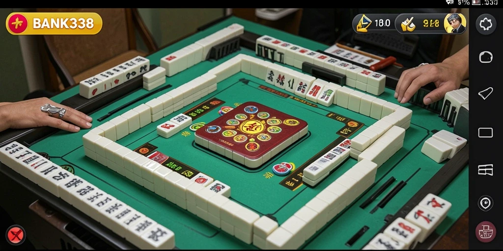 Tampilan gameplay Mahjong yang menarik di BANK338 dengan grafis yang cerah.