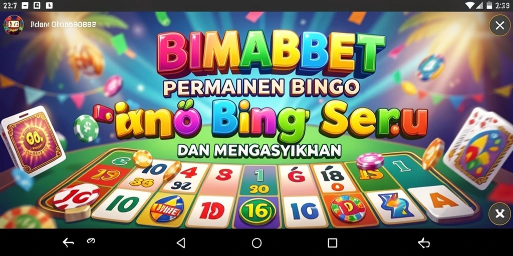 Tampilan gameplay menarik dari BIMABET dalam permainan Bingo.