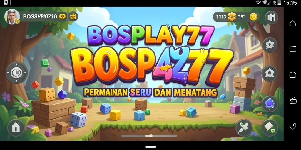 Tampilan gameplay seru dari BOSPLAY77, penuh tantangan puzzle.