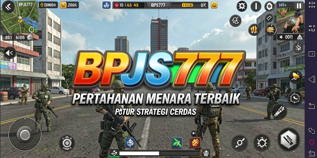 Tangkapan layar BPJS777 menampilkan aksi seru dalam gameplay Tower Defense.