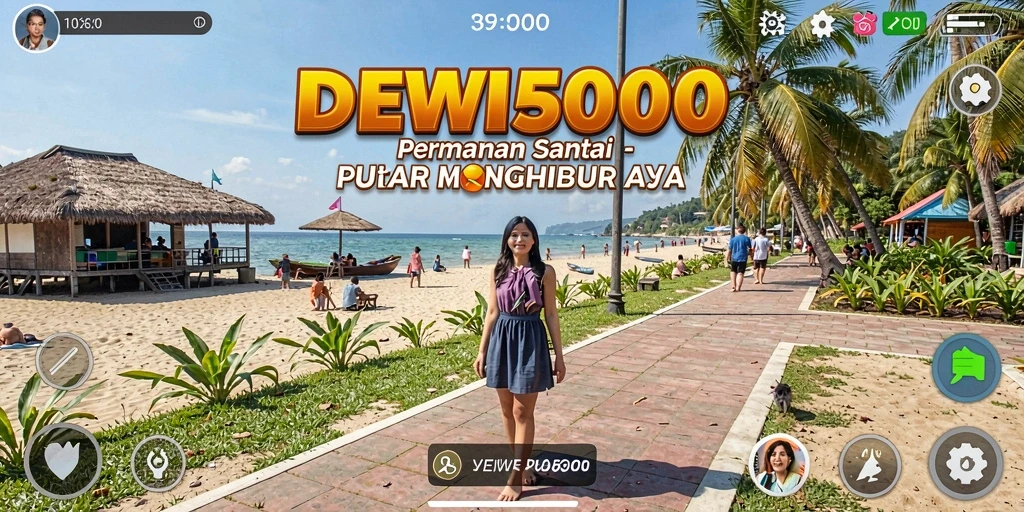 Tampilan menarik dari DEWI5000 yang menghadirkan kesenangan dalam bermain.