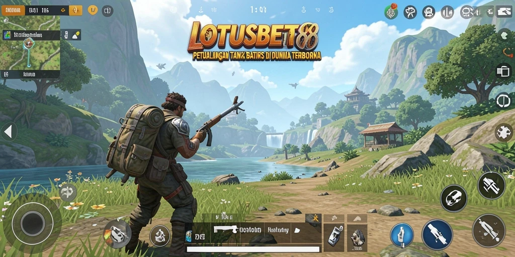 Tangkapan layar dari gameplay LOTUSBET88 di dunia yang luas.