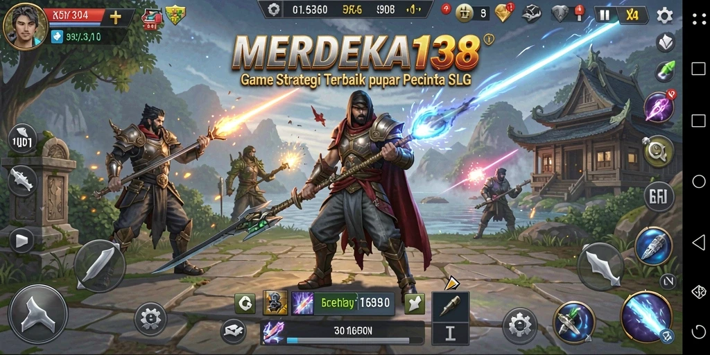 Tampilan gameplay menarik dari MERDEKA138 dengan strategi pertempuran.