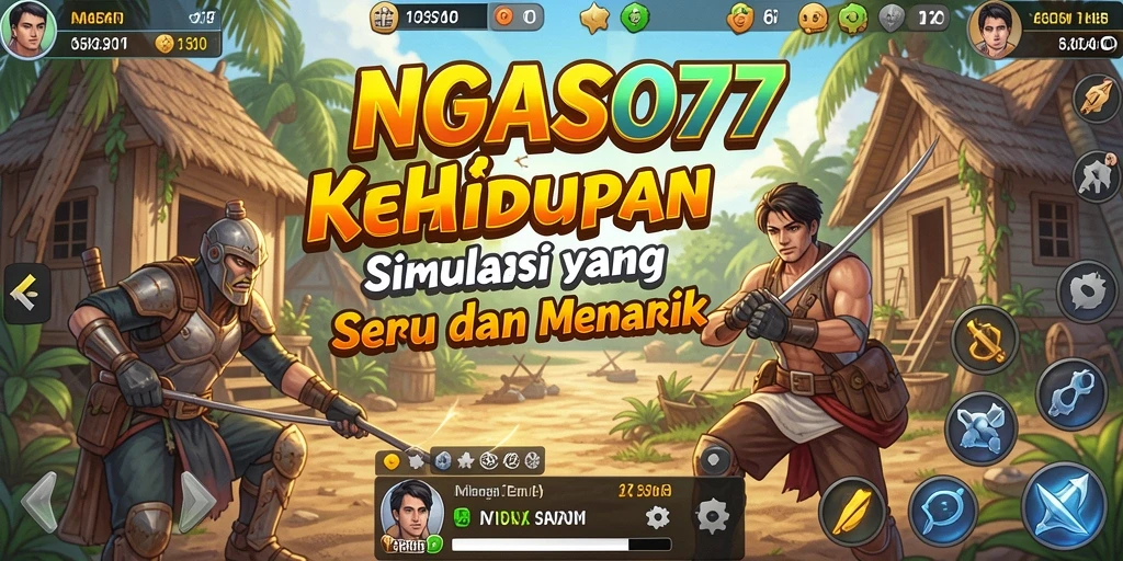Tampilan gameplay menarik di NGASO77 dengan berbagai aktivitas seru.
