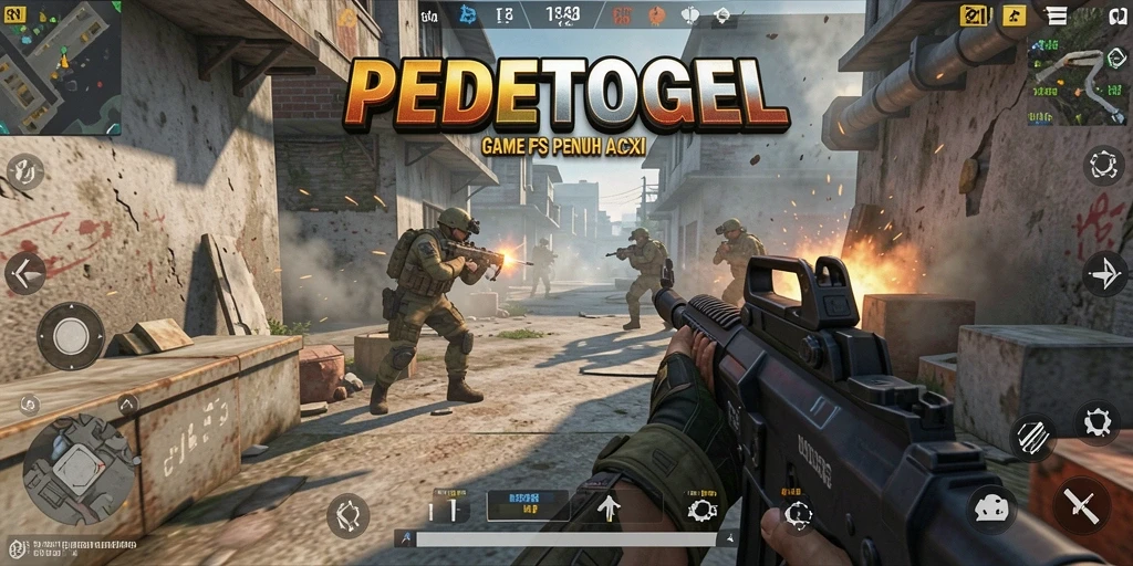 Gameplay mendebarkan di PEDETOGEL dengan tembak-menembak intens.