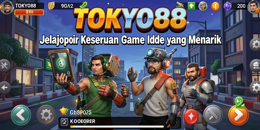 Gameplay menawan di TOKYO88 menampilkan karakter yang beraksi otomatis.
