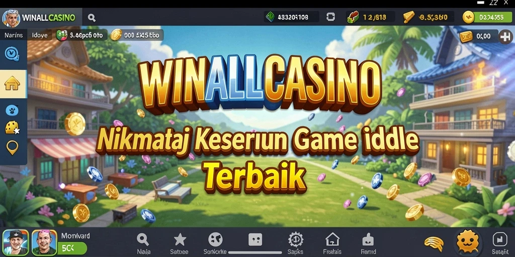 Tampilan gameplay seru di WINALLCASINO dengan banyak pilihan permainan kasino.
