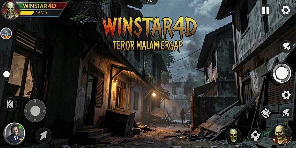 Tampilan mengerikan dari gameplay <strong>WINSTAR4D</strong> yang memikat dan menegangkan.