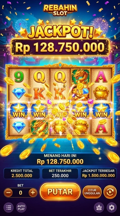 Tampilan antarmuka aplikasi rebahin yang intuitif.